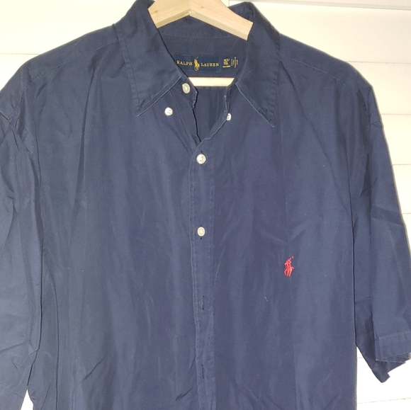 Men's Polo Ralph Lauren short sleeve button up XLT - Picture 1 of 2
